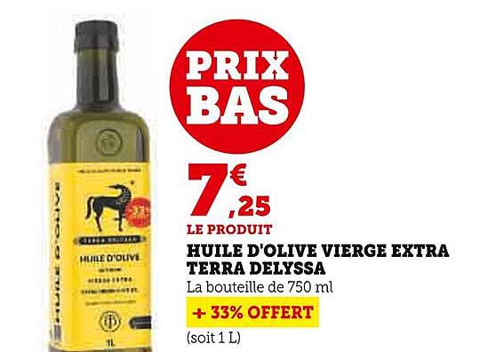 Huile D'olive Vierge Extra Terra Delyssa