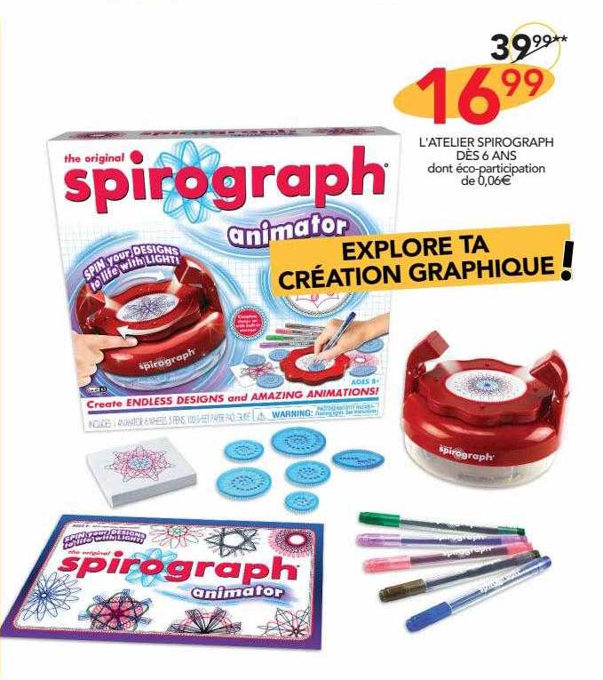 l'atelier spirographe dès 6 ans