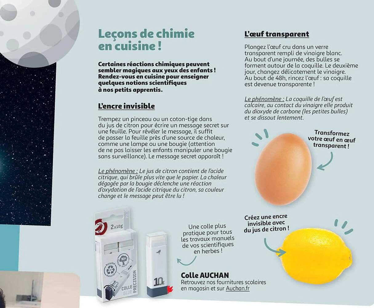 l'encre invisible, colle auchan, l'oeuf transparent