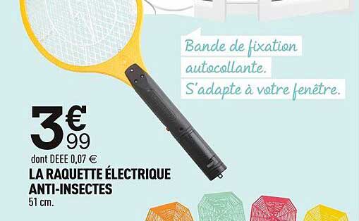 la raquette électrique anti-insectes