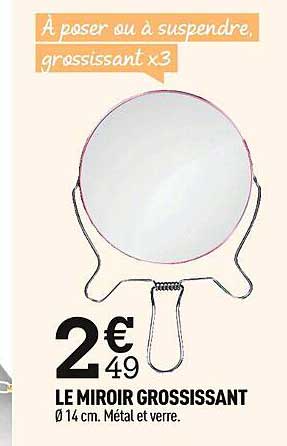 le miroir grossissant