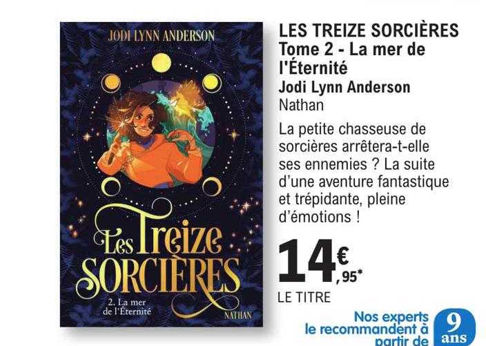 les treize sorcières tome 2 - la mer de l'éternité - jodi lynn anderson - nathan