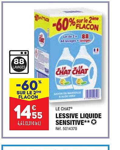 Lessive Liquide Sensitive Le Chat