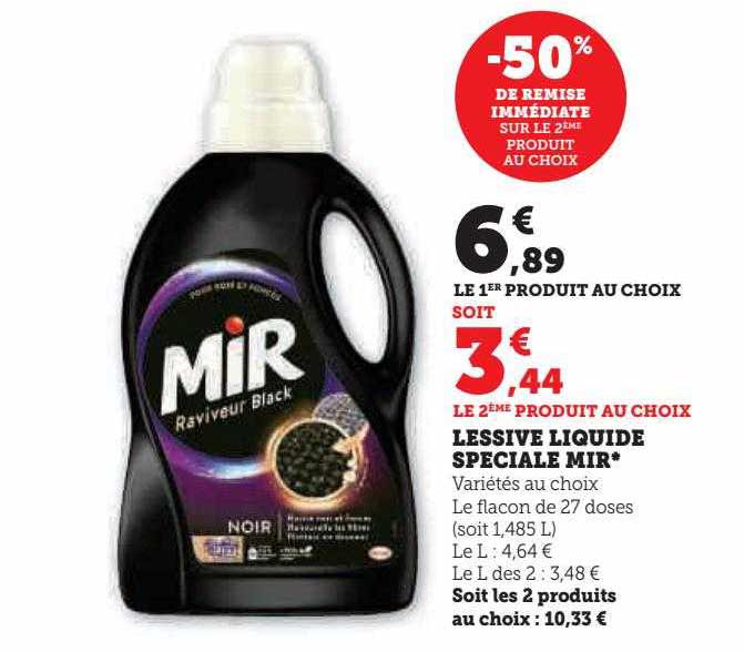 Lessive Liquide Spéciale Mir