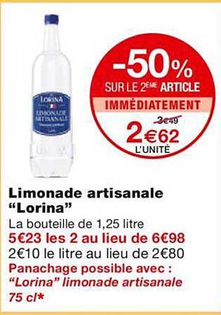 Limonade Artisanale "lorina"