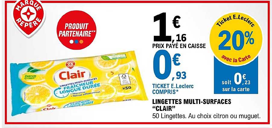 lingettes multi-surfaces "clair"