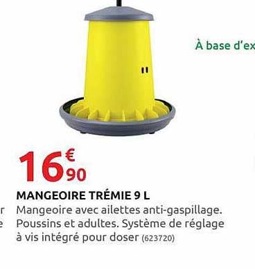 mangeoire trémie 9 l