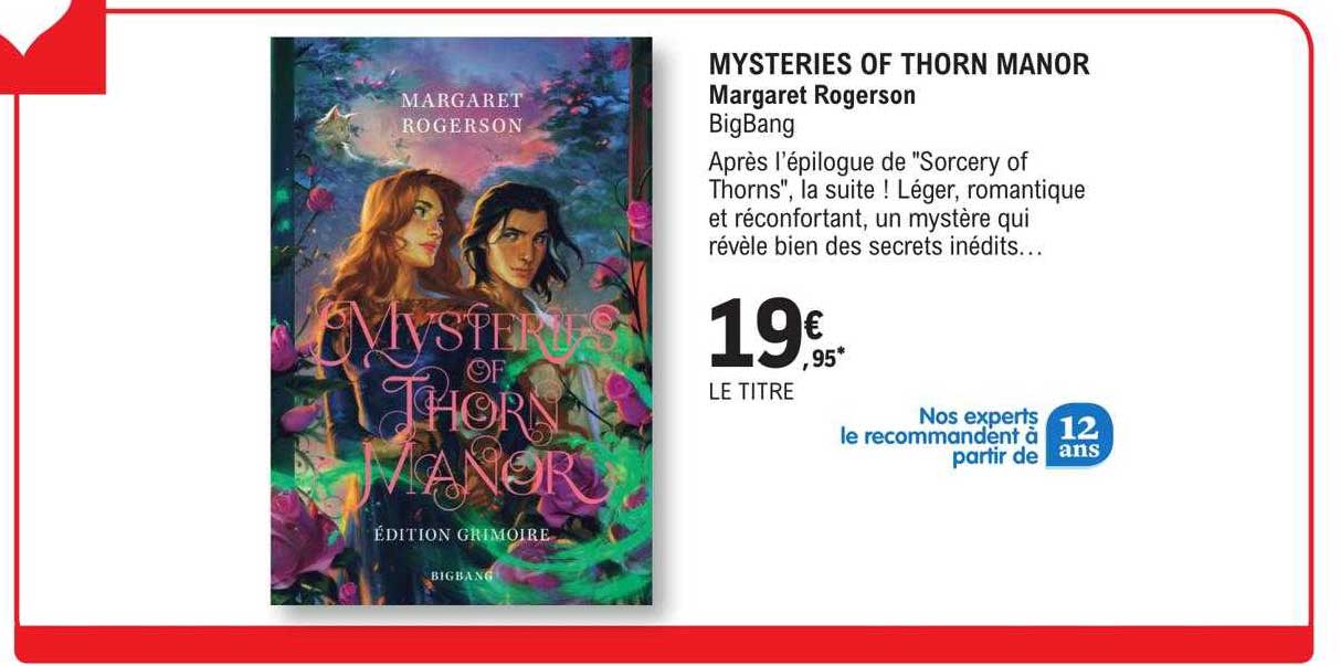 mysteries of thorn manor - margaret rogerson bibBang
