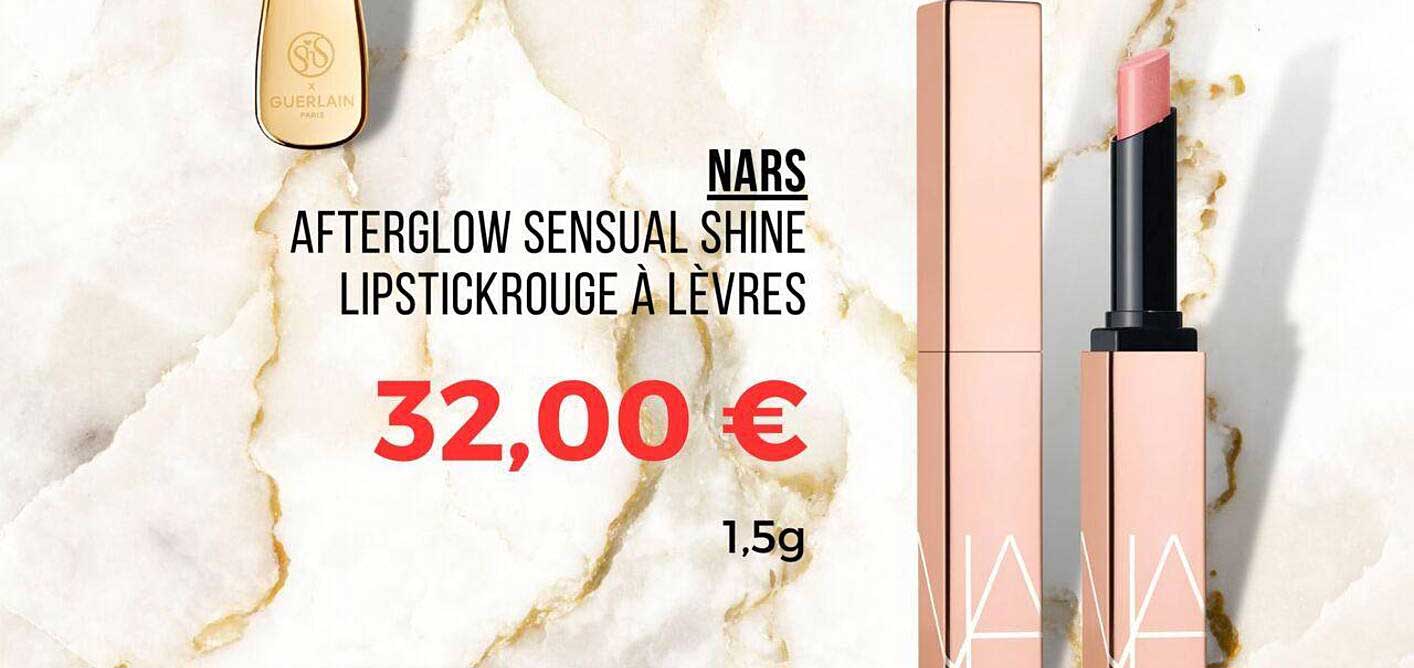 nars afterglow sensual shine lipstick rouge à lèvres