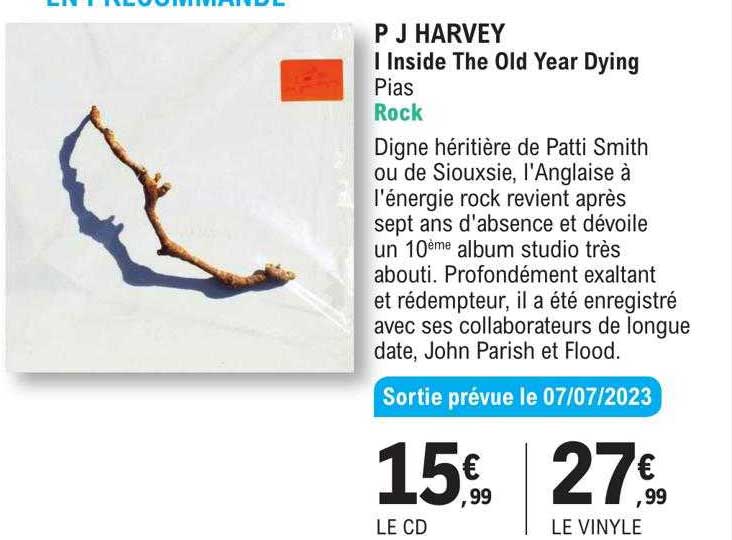 p j harvey I inside the old year dying pias