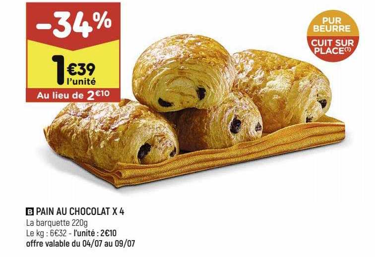 Pain Au Chocolat X 4