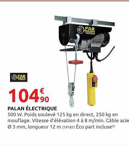 Palan électrique Far Tools