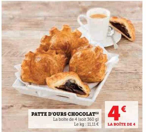 patte d'ours chocolat