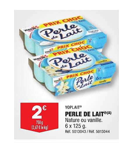 Perle De Lait Yoplait