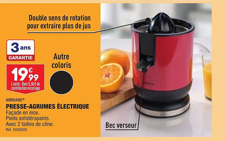 presse-agrumes électrique ambiano