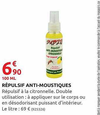 répulsif anti-moustiques