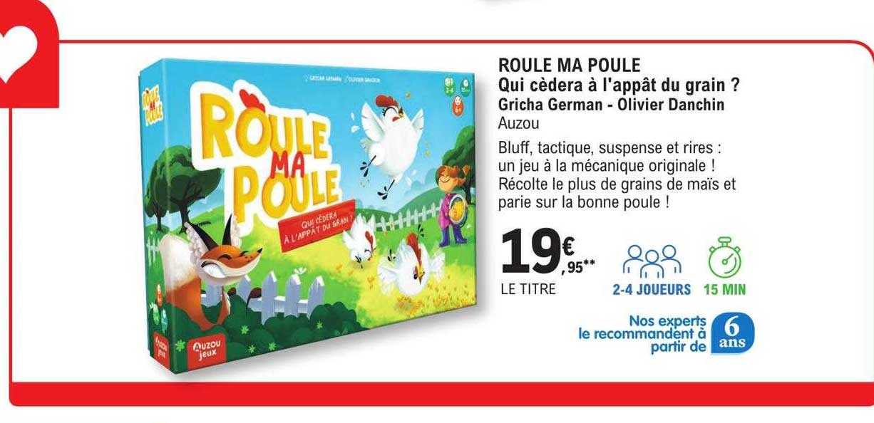 roule ma poule - qui cèdera à l'appât du grain ? gricha german  - olivier danchin  - auzou