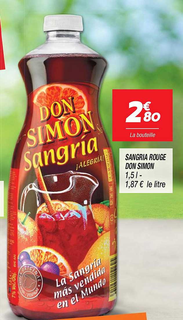 sangria rouge don simon