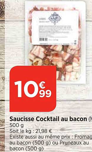 Saucisse Cocktail Au Bacon