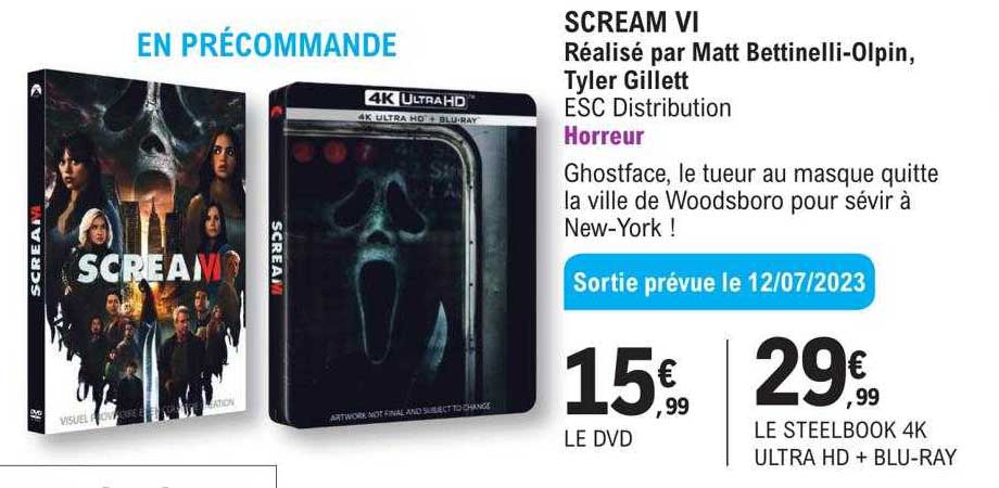 scream VI réalisé par matt bettinelli-olpin, tyler gillett