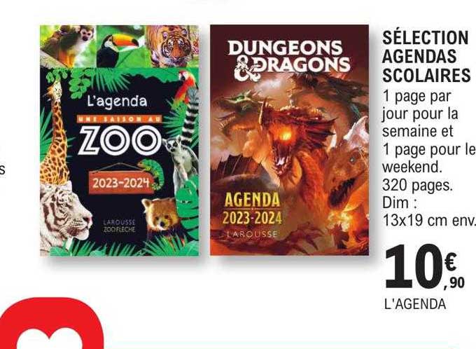 Selection Agendas Scolaires