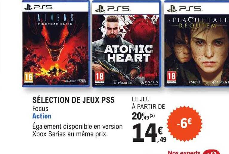 Sélection De Jeux Ps5 - Focus