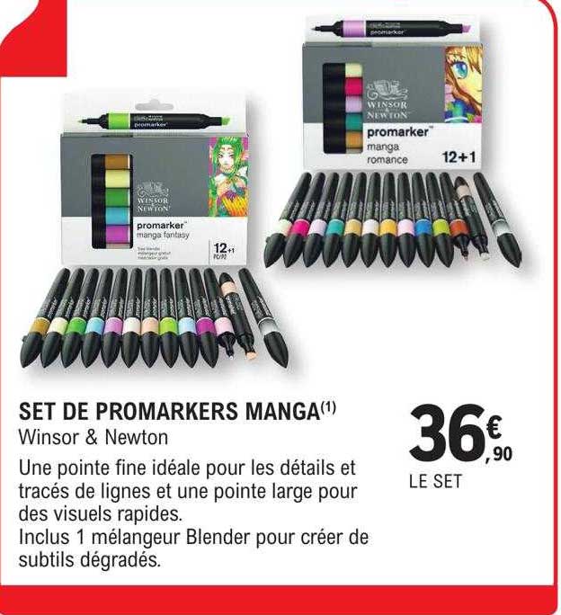set de promarkers manga - winsor & newton