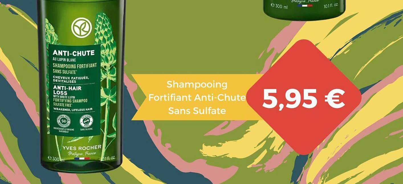 shampooing fortifiant anti-chute sans sulfate
