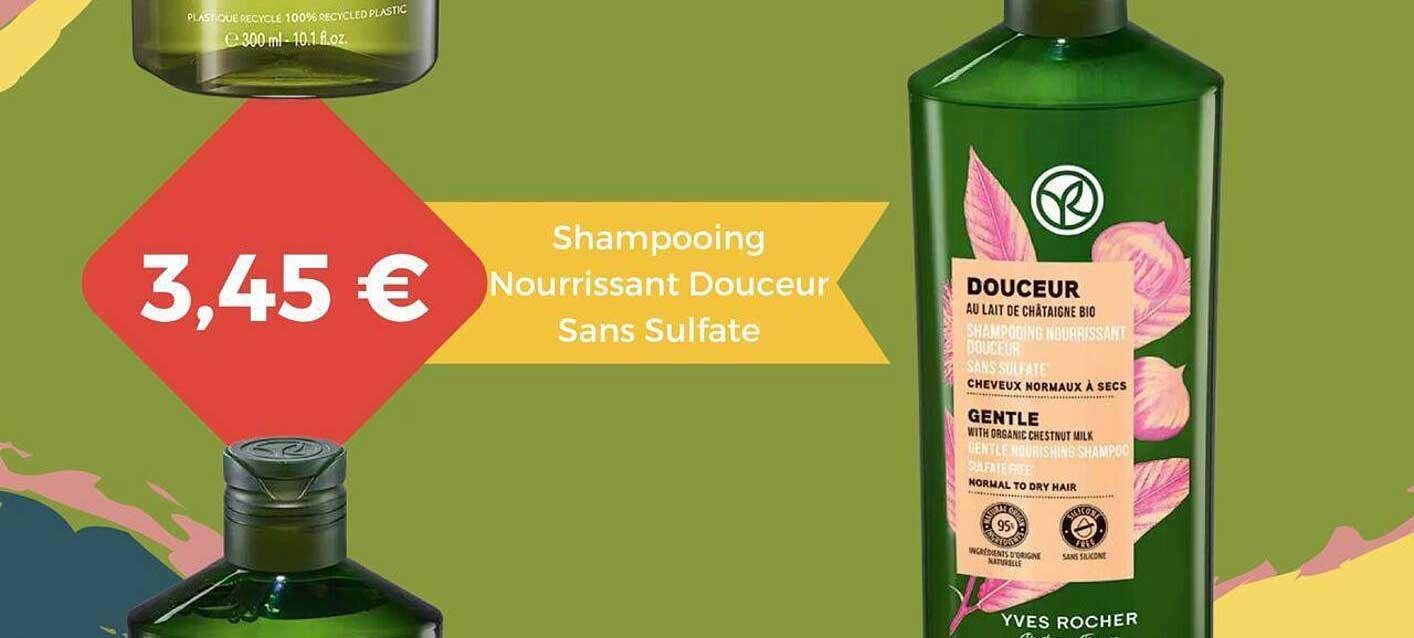 shampooing nourrissant douceur sans sulfate