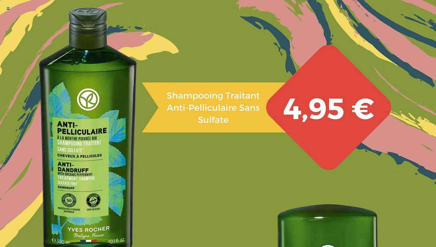 shampooing traitant anti-pelliculaire sans sulfate