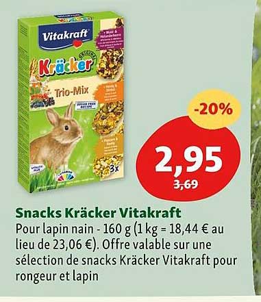 snacks kräcker vitakraft