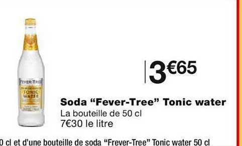 soda "fever-tree" tonic water