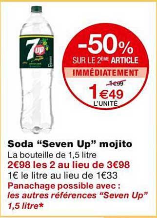 soda "seven up" mojito