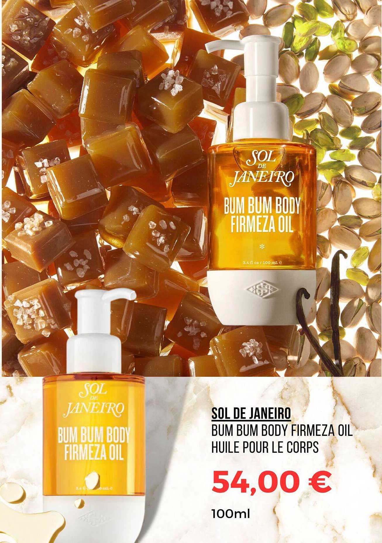 sol de janeiro bum bum body  firmeza oil huile pour le corps