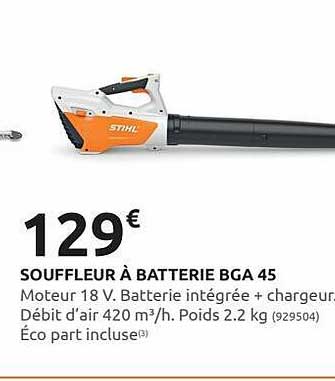 souffleur à batterie bga 45 stihl