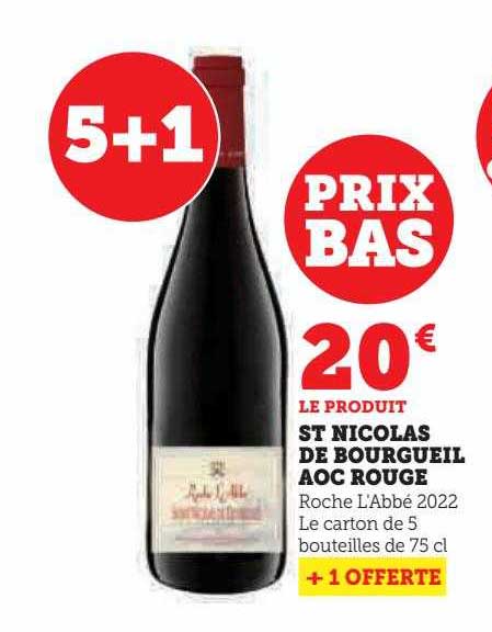 st nicolas de bourgueil aoc rouge roche l'abbé 2022