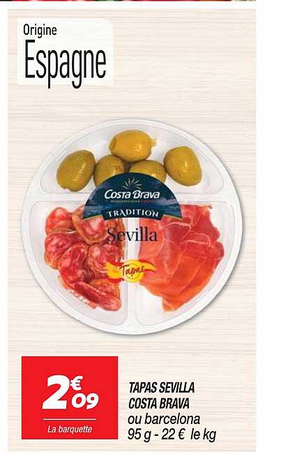 tapas sevilla costa brava