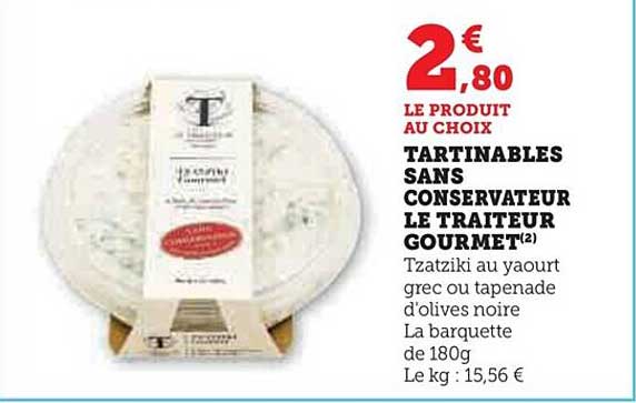 tartinables sans conservateur le traiteur gourmet