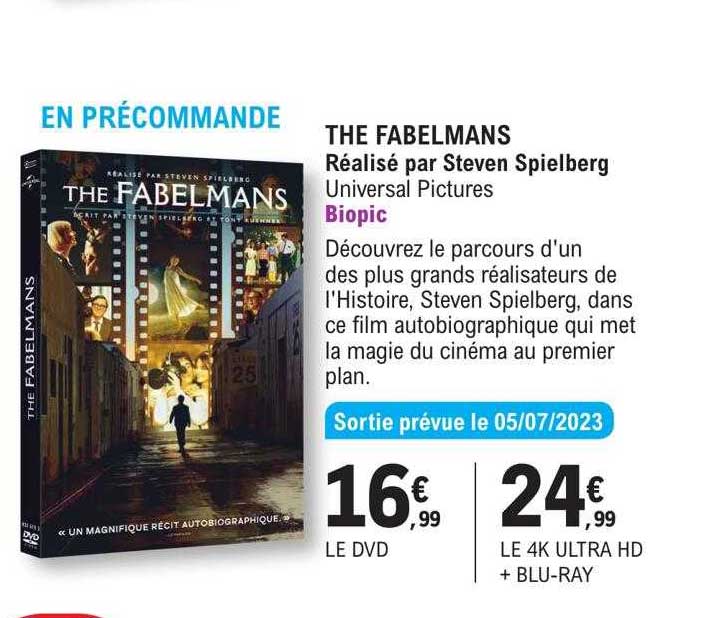 the fabelmans - réalisé par steven spielberg