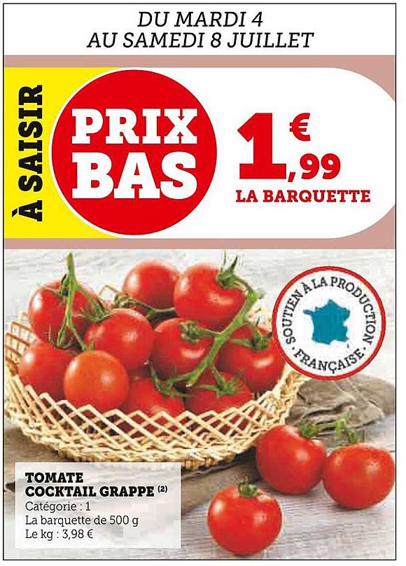 Tomate Cocktail Grappe