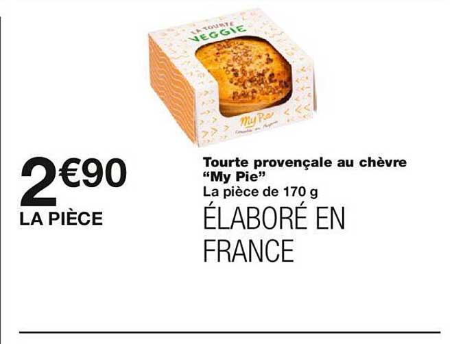 tourte provençale au chèvre "my pie"