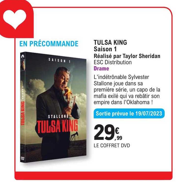 tulsa king saison 1 - réalisé par taylor sheridan - esc distribution