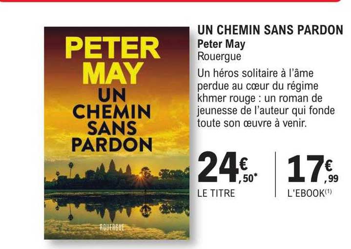 un chemin sans pardon - peter may