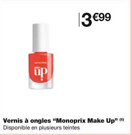 vernis à ongles "monoprix make up"