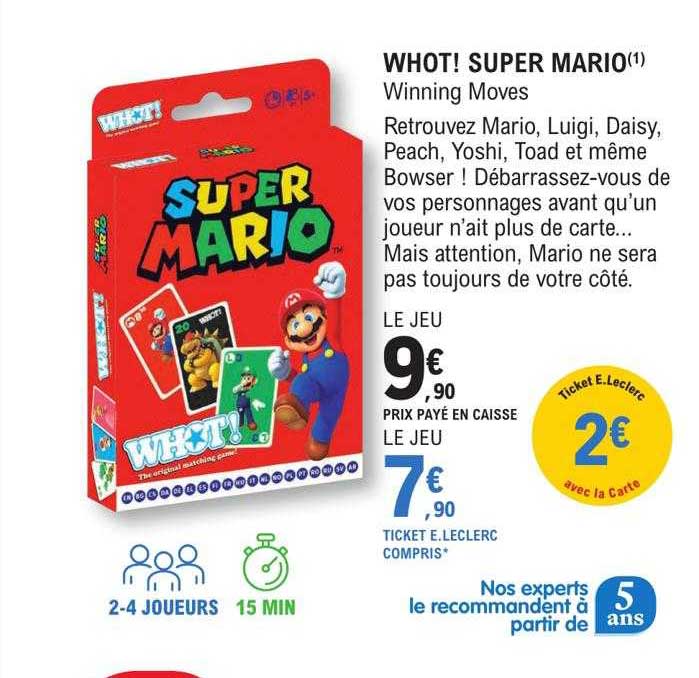 whot! super mario - winning moves