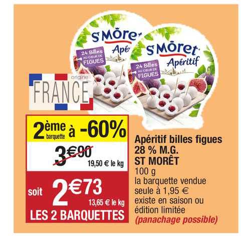 apéritif billes figues 28% m.g. st morêt