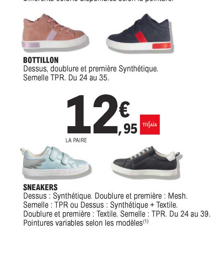 bottillon, sneakers tissaia