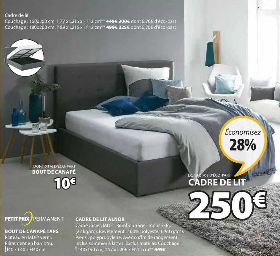 Bout De Canapé Taps, Cadre De Lit Alnor