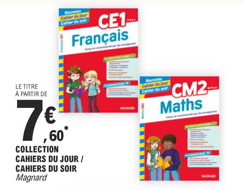 collection cahiers du jour - cahiers du soir
