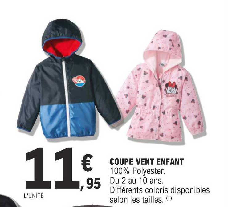 coupe vent enfant